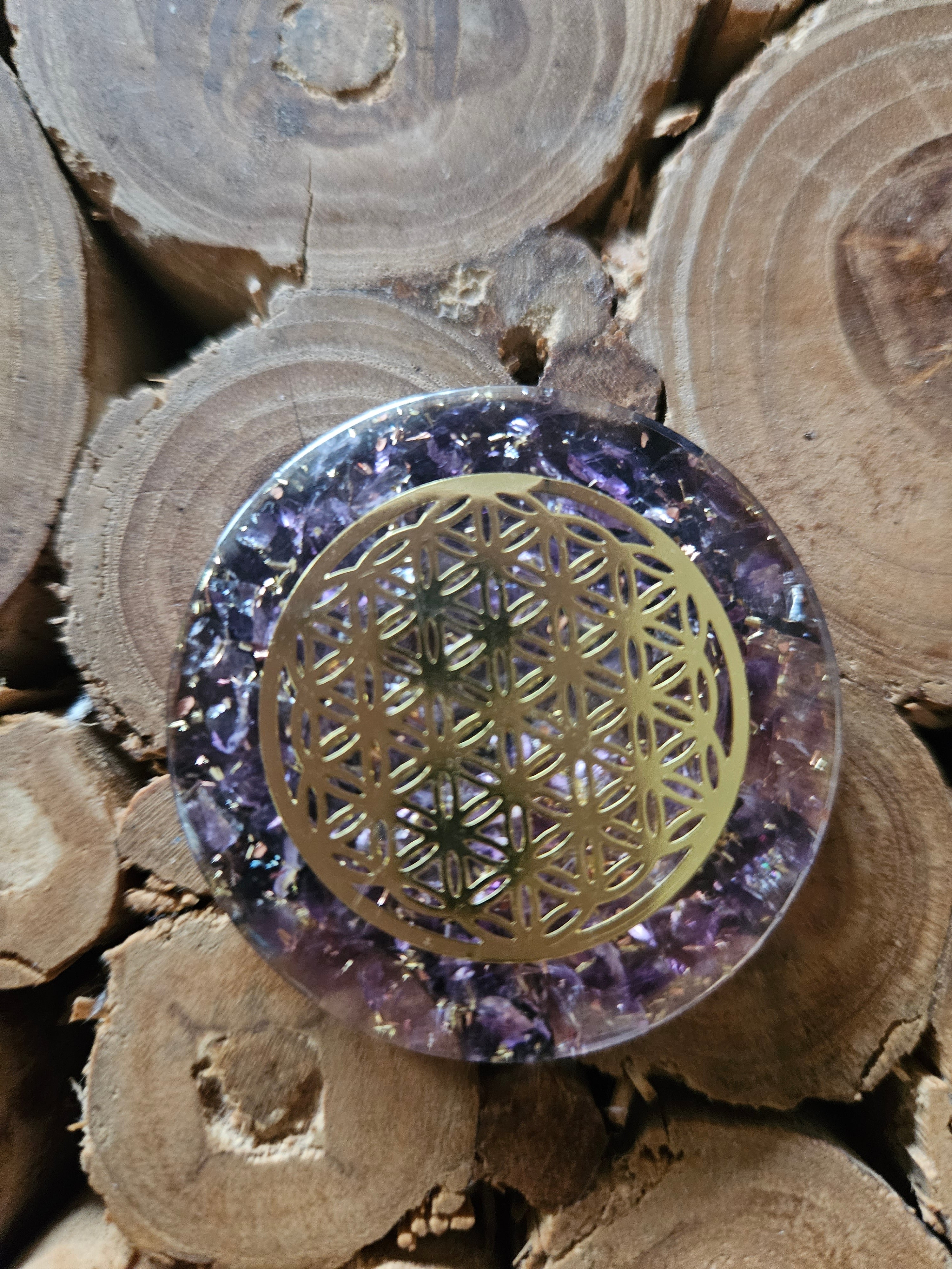 Orgon-Taler-Amethyst 4cm