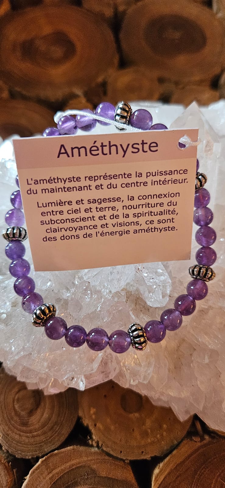 Amethyst Armband 6mm und 8mm