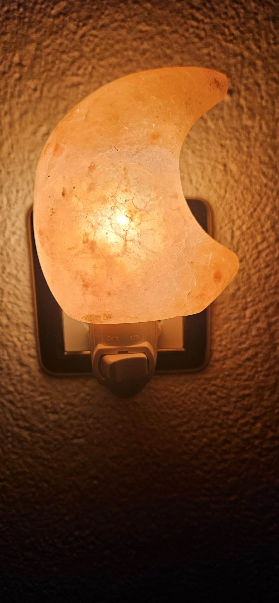 Kristalllampe für Steckdose