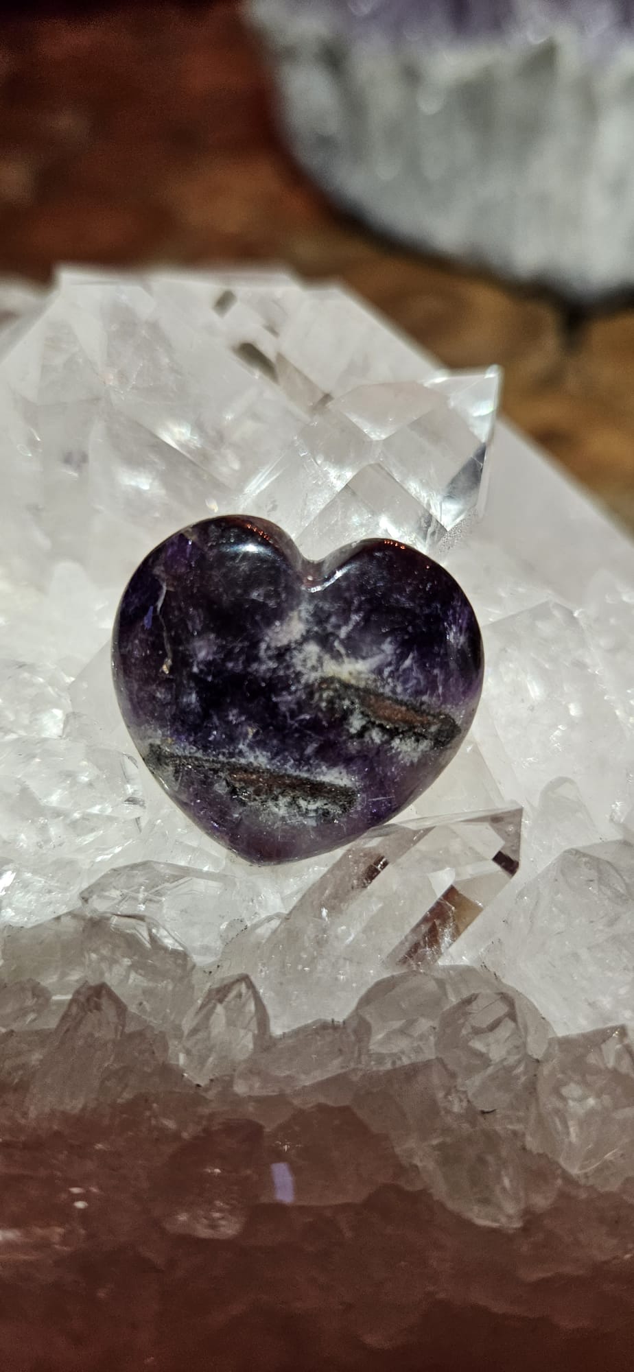 Amethyst-Herz 25x8mm