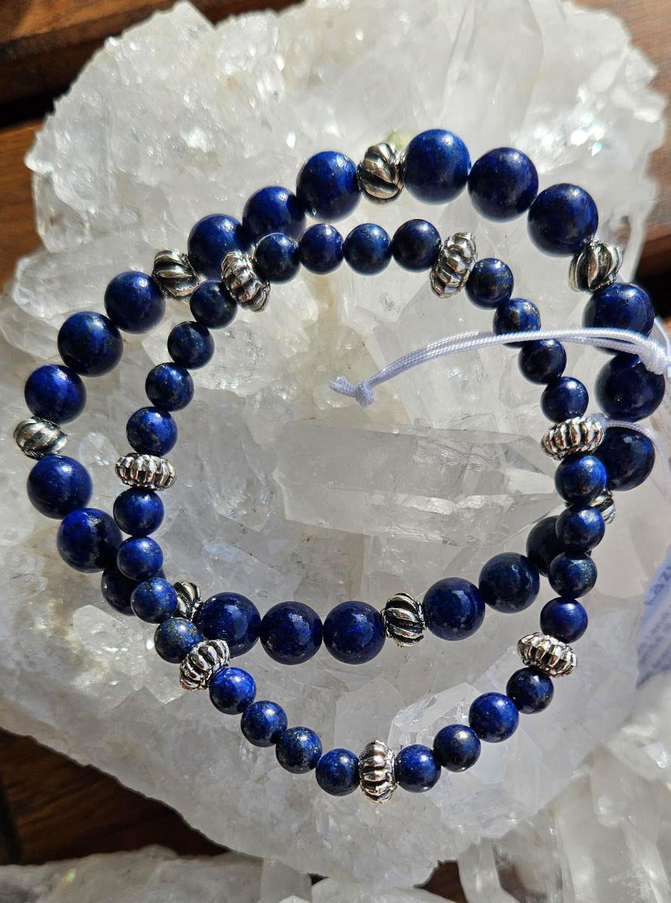 Armband Lapis Lazuli 6mm und 8mm