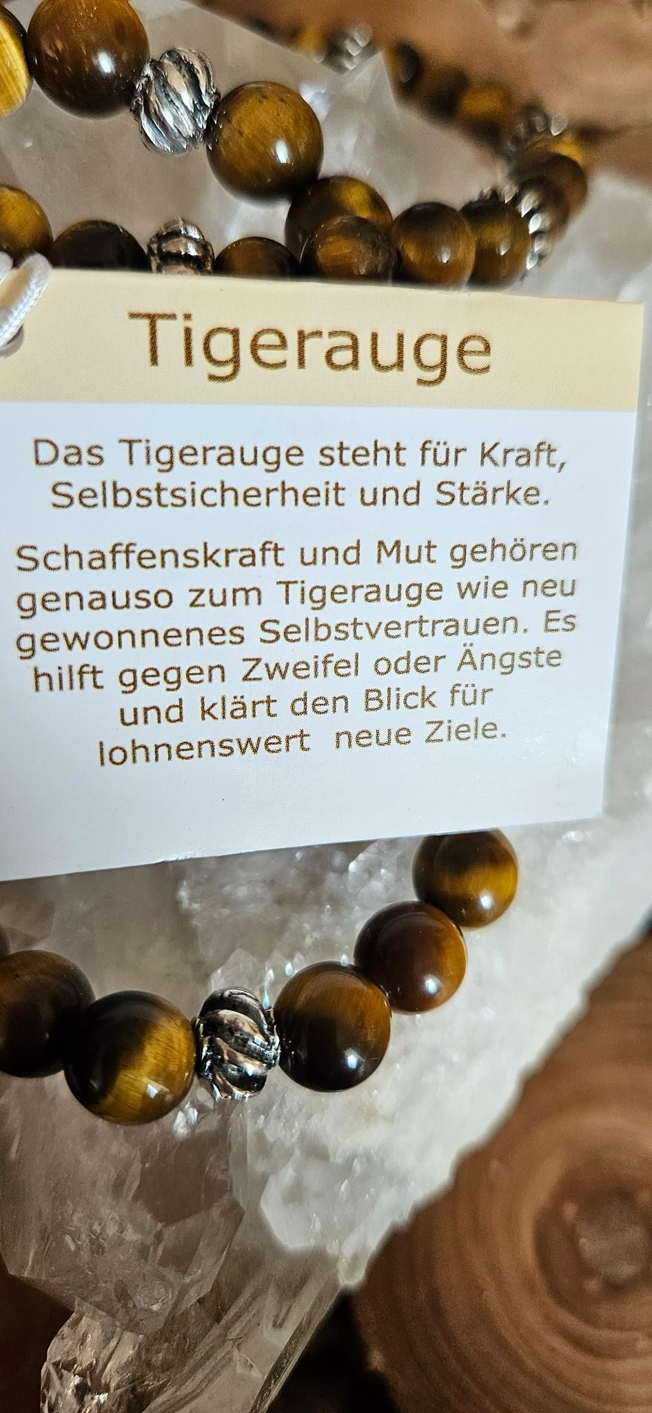 Tigerauge Armband 6mm oder 8mm